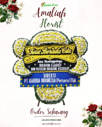 Papan Bunga Duka di Samarinda