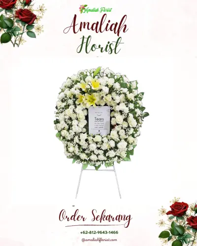 Krans Bunga Duka Cita di Samarinda